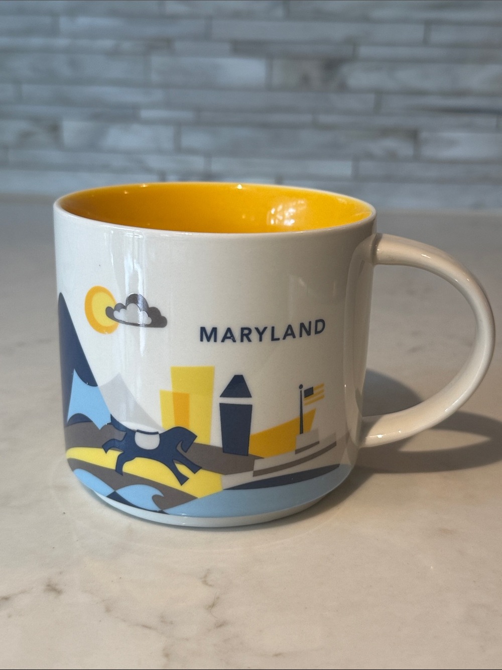 Starbucks You Are Here Collection Maryland Coffee Mug 14 Oz